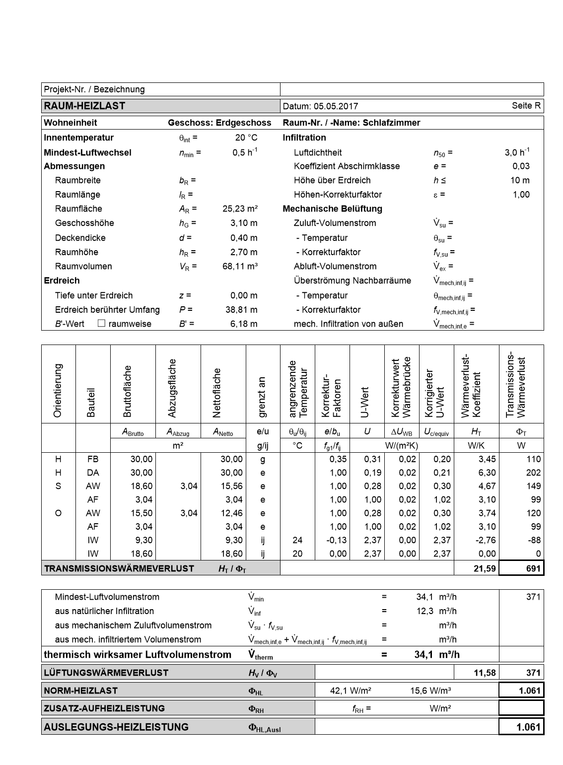 ZUB Helena Heizlast (für Wohngebäude) | Software | ZUB-Systems